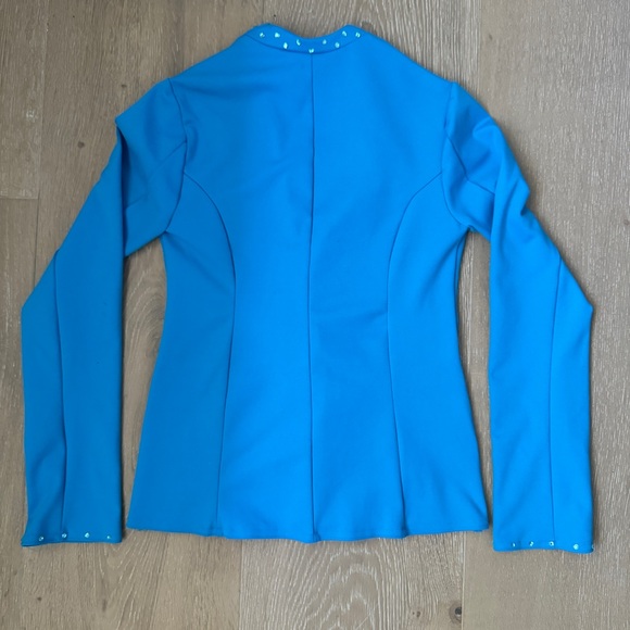 Kelle Turquoise Jacket And Wide Leg Pant Set size Medium Child - Picture 7 of 16